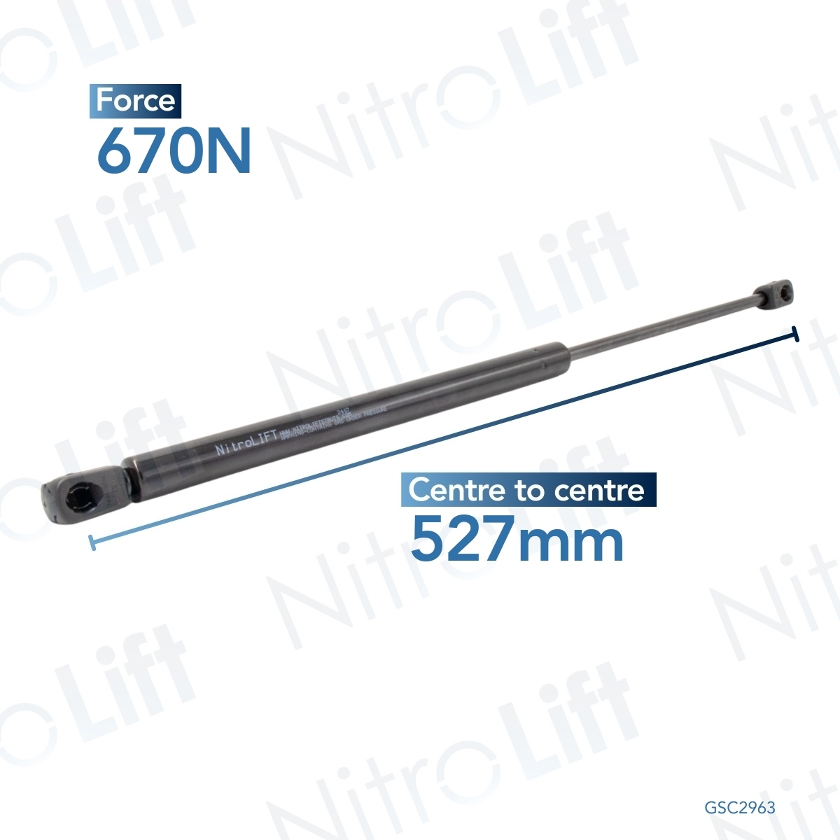 NitroLift Peugeot 308 Tailgate / Boot Gas Strut